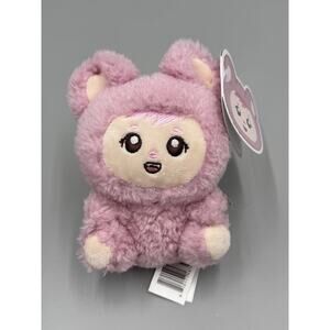LaBabies Monster Pink CeCe Plush Keychain Bag Clip Keychain 5” NEW